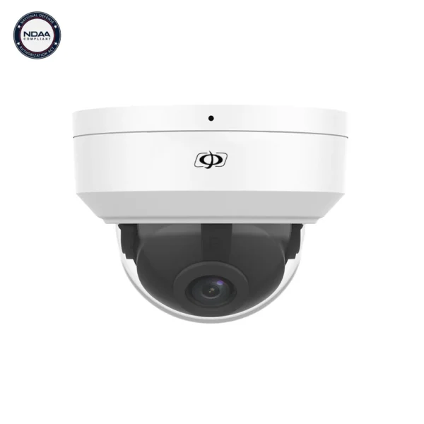 8MP Dome IP Camera - Fixed Lens - IR - Microphone - IK10 IP67 Rated - 2.8mm Lens - White